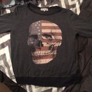 Wild fox skull sweater